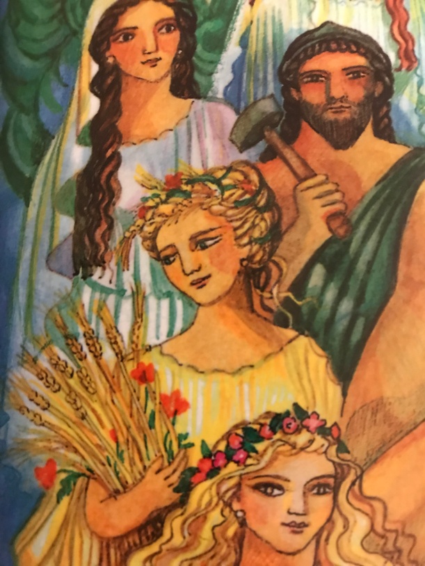 Greek Gods and Goddesses in the garden | Over the Fence Urban Farm
